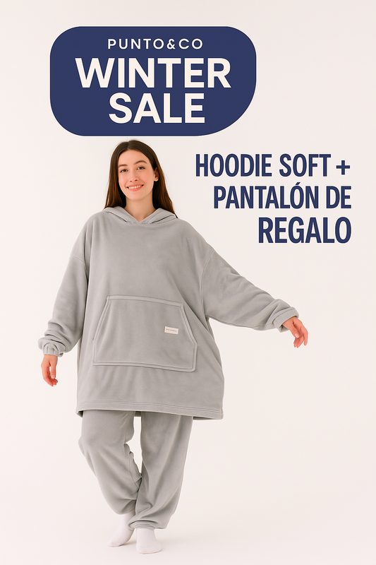 Buzo manta POLAR SOFT + Pantalón DE REGALO
